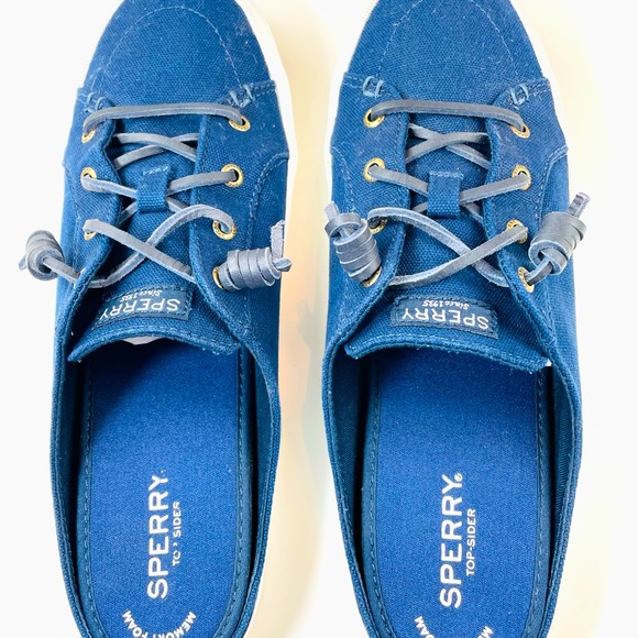 Sperry Navy Crest Mule Sneaker STS84171 Womans’ Size 11M (#F241-23) - Picture 4 of 10